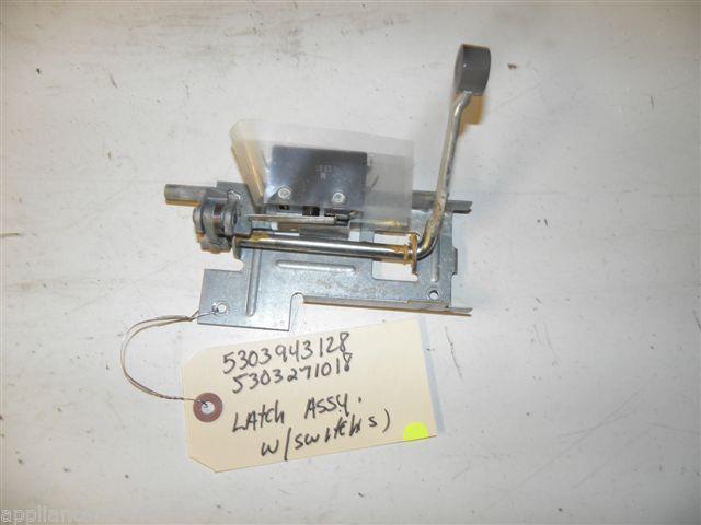 WESTINGHOUSE FRIGIDAIRE DISHWASHER 5303943128 5303271018 LATCH W/ SWITCH USED WESTINGHOUSE FRIGIDAIRE DISHWASHER 5303943128 5303271018 LATCH W/ SWITCH USED